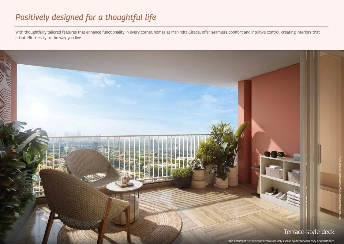 Spacious Balcony Views